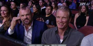 UFC: Dolph Lundgren vio en primera fila la paliza que recibió Cris Cyborg | VIDEO | FOTOS