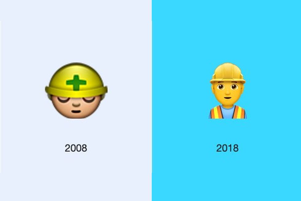 Este es el cambio del obrero de WhatsApp. (Foto: Emojipedia)