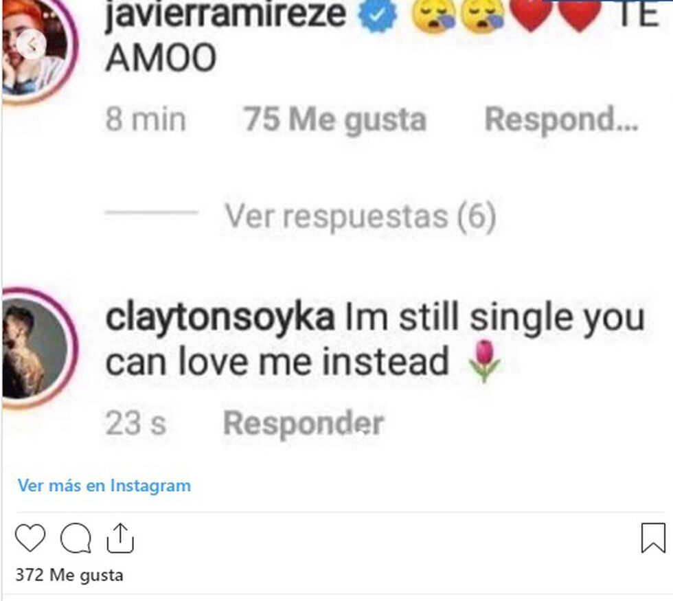 Comentario en Instagram del primo de Justin Bieber. Foto: Instagram