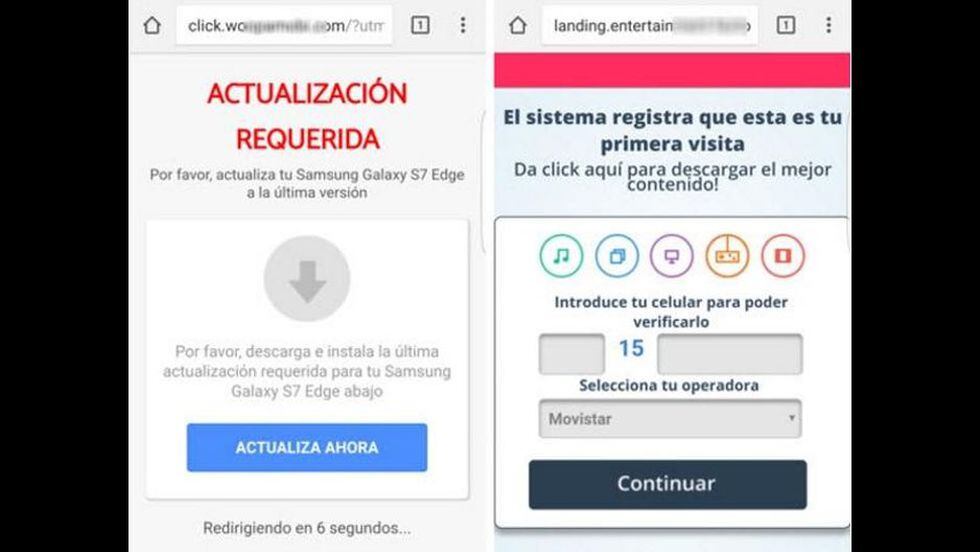 Estas páginas podrían quitarte tu dinero.