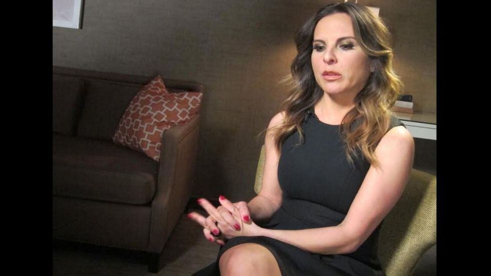 Kate del Castillo reapareció en una entrevista exclusiva a CNN en español para la periodista Carmen Aristegui, donde mencionó que más teme al gobierno mexicano que a ‘El Chapo’ Guzmán. (Foto: Twitter)