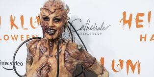 Heidi Klum, la reina de Halloween, y su espeluznante disfraz de extraterrestre que tardó 10 horas en crear