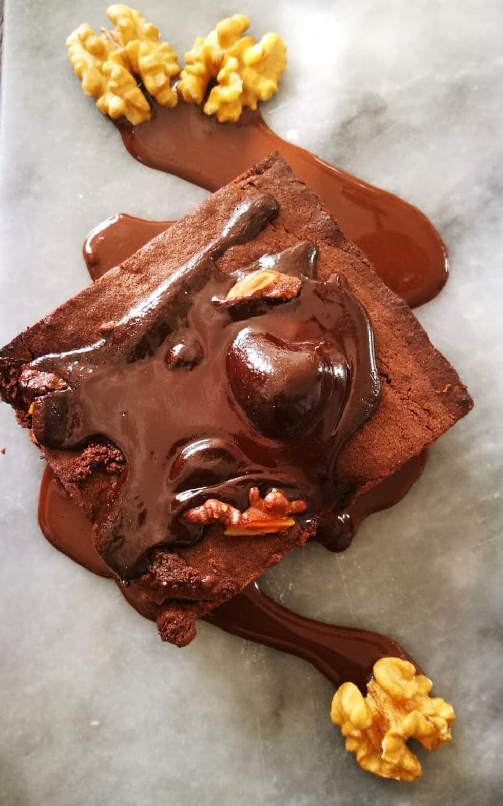 Uno de los brownies más rico de Lima, según algunos comensales. (Foto: Ma Osteria)