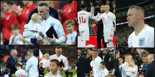 Wayne Rooney: Emotivo homenaje de despedida de selección de Inglaterra y sonoros aplausos en Wembley