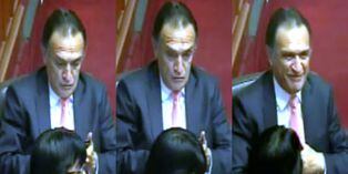 PPK: Héctor Becerril bromea y mira distraído su celular mientras Alberto Borea defiende al presidente