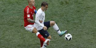 Francia empató 0-0 con Dinamarca y ambos avanzaron a los octavos de final de Rusia 2018