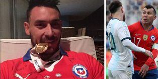 Mauricio Pinilla, campeón con Chile, mandó polémico mensaje sobre expulsión de Messi: "Empujó al jugador equivocado"