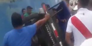 Iquitos: Vieron que sujeto golpeaba a su pareja en plena calle e hicieron justicia con sus propias manos