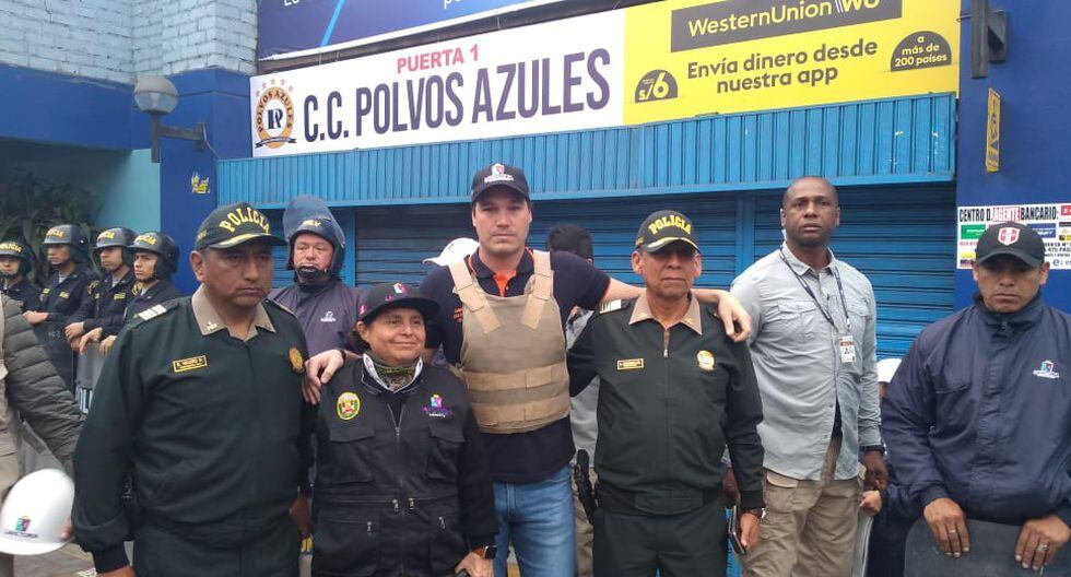 Susel Paredes, gerenta de Fiscalización y Control, y Seguridad Ciudadana de La Victoria participó de la diligencia. 