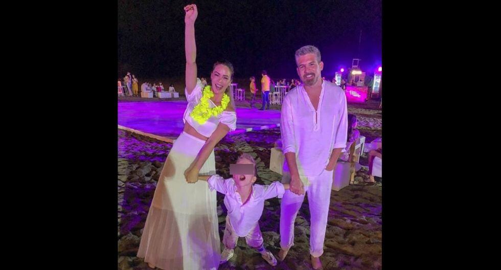 Sheyla Rojas, Pedro Moral y su hijo