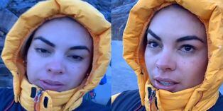 Aída Martínez subió al nevado Mateo... Casi deja el pulmón a medio camino, pero llegó a la cima