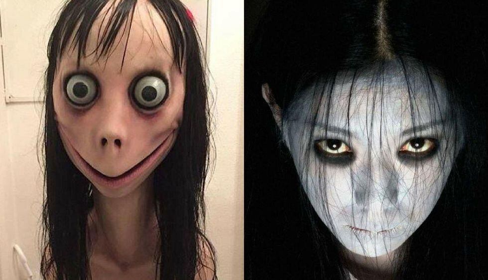 'Momo' y Sadako, que ya había inspirado a la película "El Aro". (Foto: Internet)