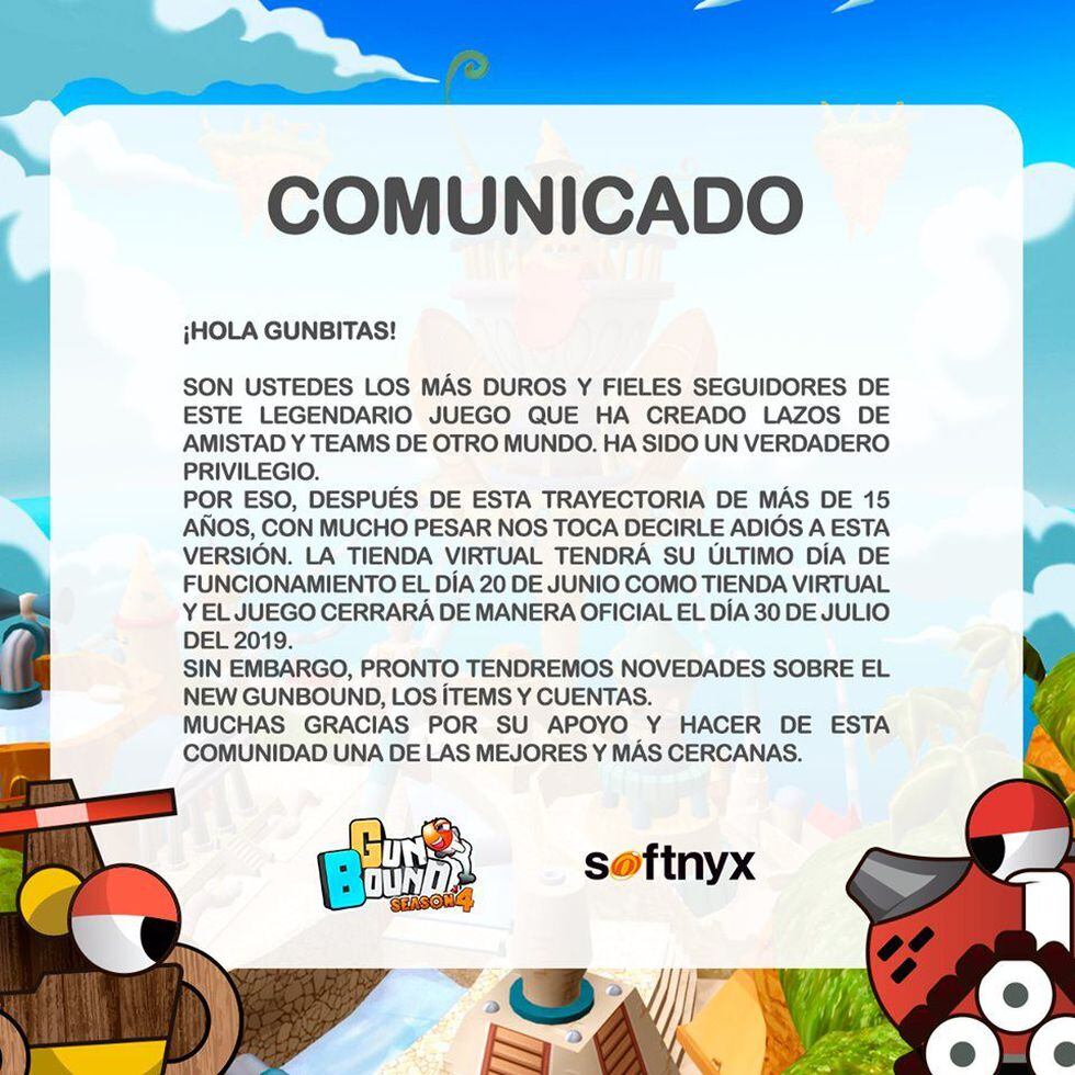 Gunbound: Softnyx anuncia el cierre de servidores del juego luego de 16 años en línea