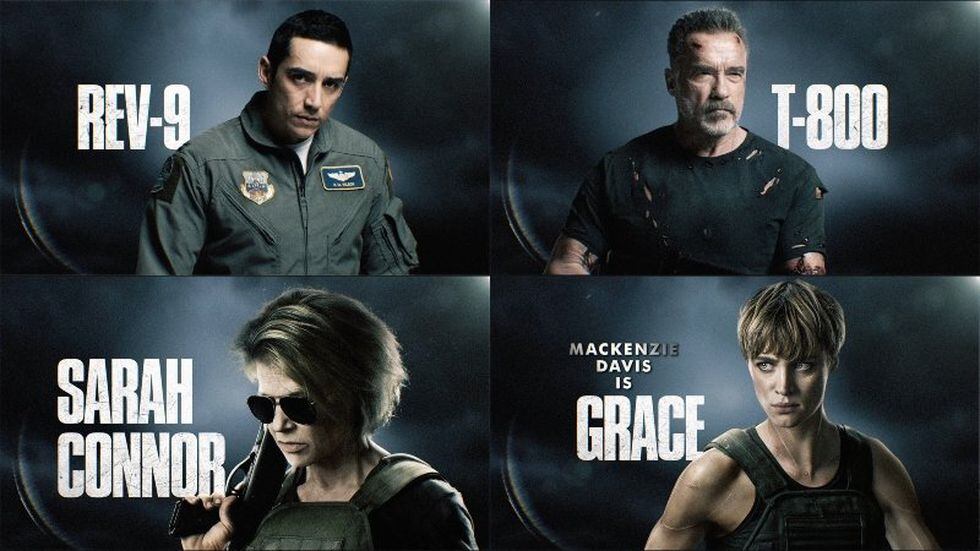 Elenco de “Terminator: Dark Fate”. Foto: Paramount Pictures