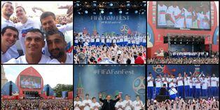 Selección de Rusia recibe épico homenaje en Fan Zone de Moscú tras destacada participación en Mundial 2018