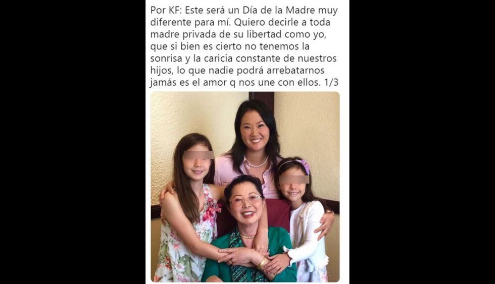 Keiko Fujimori, hijas y madre