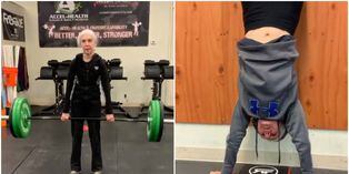 La abuelita de 72 años que causa furor por practicar crossfit y levantar pesas de 70 kilos
