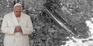 Pasamayo:Papa Francisco envía pésame a deudos de víctimas de tragedia en la‘Curva del Diablo’