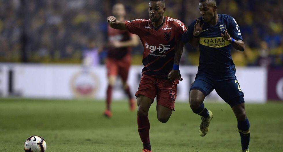 Boca Juniors vs. Atlético Paranaense se miden por la Copa Libertadores 2019. (Foto: AFP)