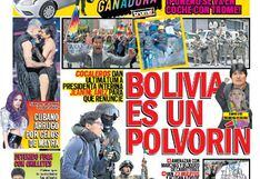 BOLIVIA ES UN POLVORÍN