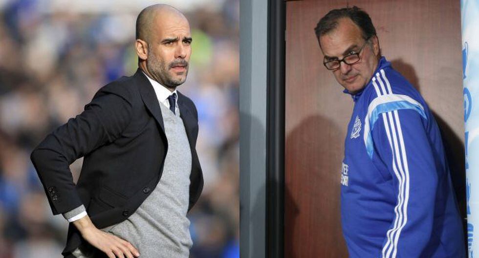 Pep Guardiola: "Marcelo Bielsa es el mejor técnico del mundo"