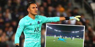 PSG vs Brujas: Keylor Navas atajó penal y se robó el show con esta doble reacción en Champions | VIDEO