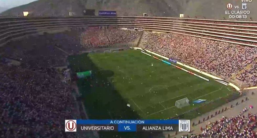 Universitario vs Alianza Lima: Salida de los equipos y la impresionante vista del Monumental en el clásico