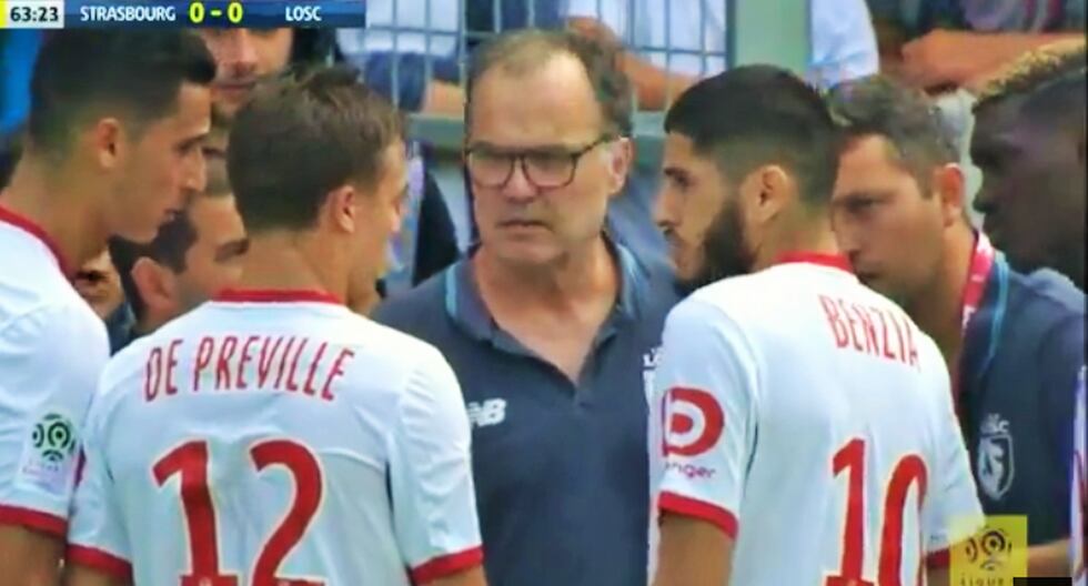 Marcelo Bielsa hizo esta locura en el arco del Lille