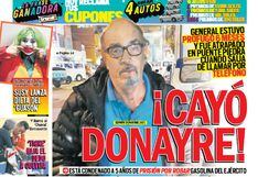¡CAYÓ DONAYRE!