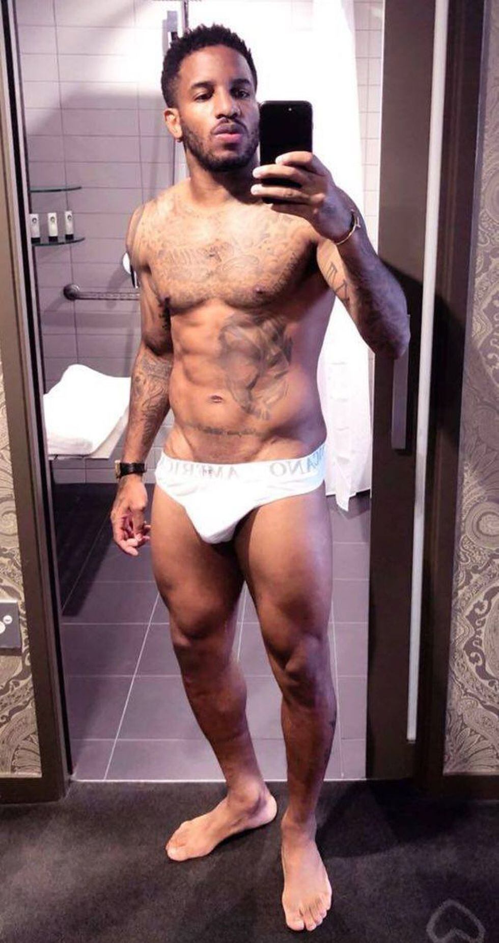 Jefferson Farfán y su foto viral semidesnudo