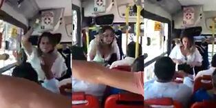 Mujer y golpea a insulta a pasajeros que le reclamaron por sentarse en el asiento reservado: "Soy fumona y qué"