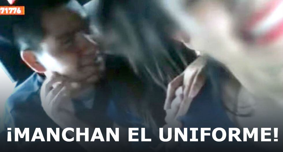 Policías son captados bebiendo con jovencitas en patrullero. Foto: Composición de Trome