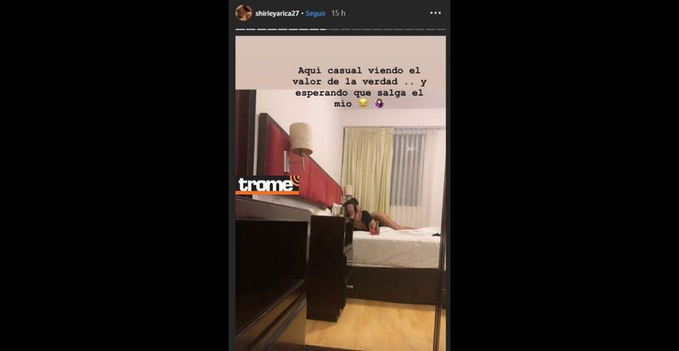 Shirley Arica en Instagram habla sobre la edición de El Valor de la Verdad que grabó y no se emite aún