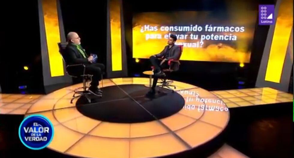 Erick Sabater confesó en 'El Valor de la Verdad' toma fármacos para repotenciar su sexualidad.