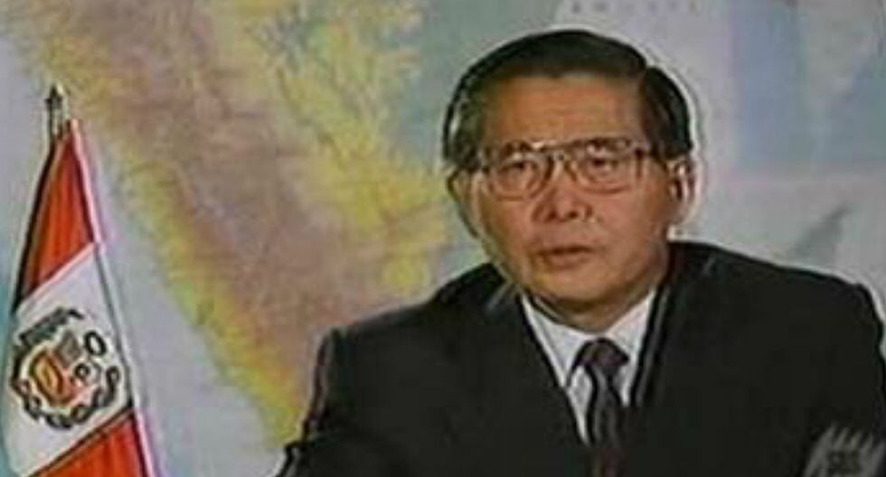 Alberto Fujimori en 1992.