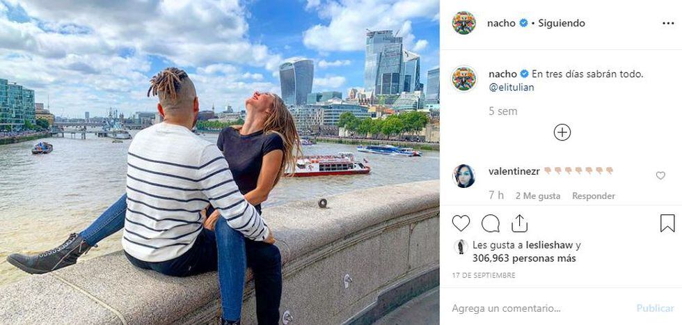 Estas fotos que Nacho publicó en su cuenta de Instagram comenzaron a ser protagonista de los rumores de la ruptura de su matrimonio (Foto: Instagram)