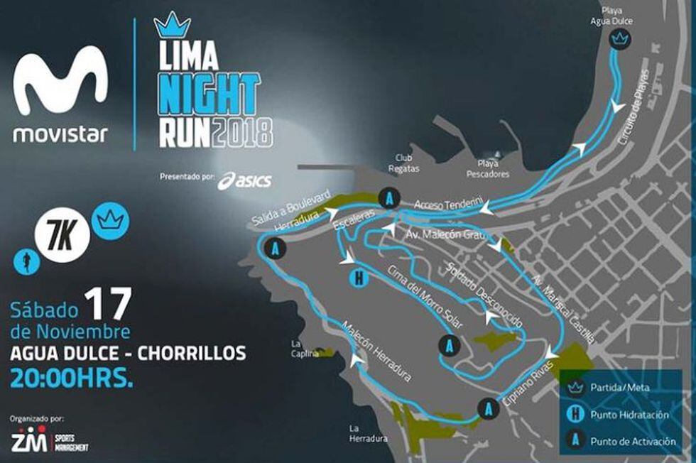 Movistar Lima Night Run: carrera nocturna se realiza este sábado en Chorrillos