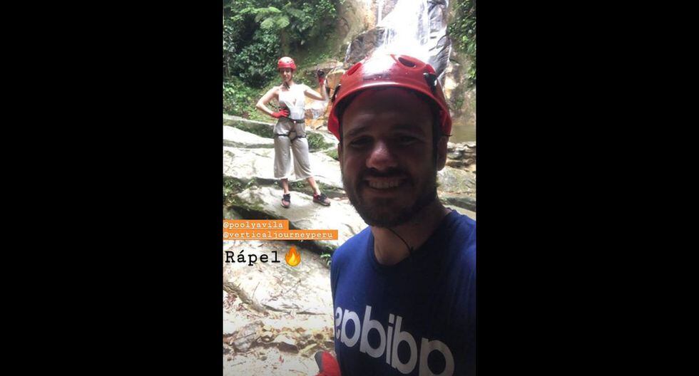 Poly Ávila y periodista deportivo Michael Succar disfrutan su romance en Tarapoto. Foto: Instagram
