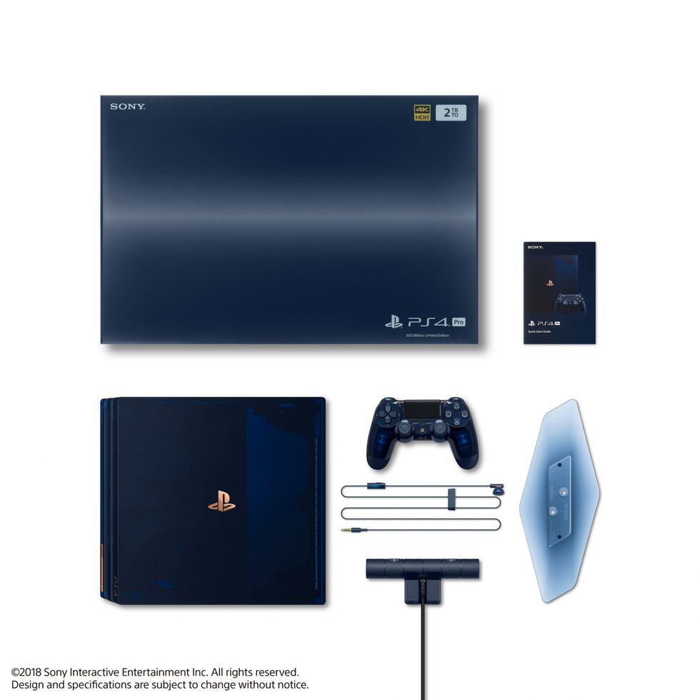 PS4 Pro Edición Limitada 500 millones. (Foto: Sony)