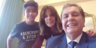 Madre de Federico Danton comparte emotivo video deAlan García y el menor de sus hijos