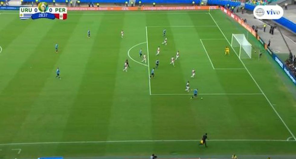 Gol anulado a Uruguay