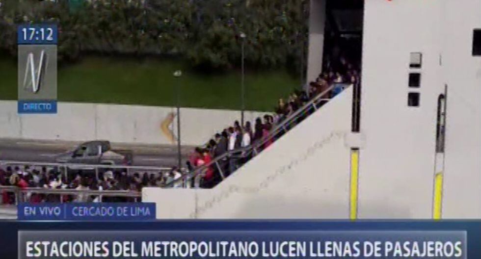 Perú vs. Colombia: Estaciones del Metropolitano colapsaron horas antes del partido