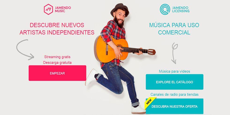 Si has estado buscando música gratis, posiblemente te habrás topado con las Creative Commons. Esta web se nutre de ellas. (Foto: Captura)