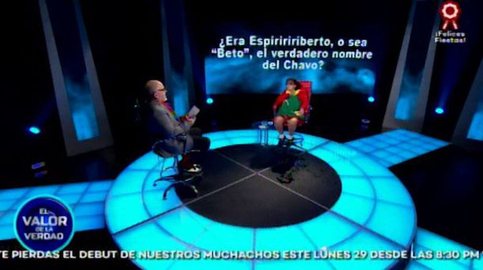 La Chilindrina en 'El valor de la verdad'