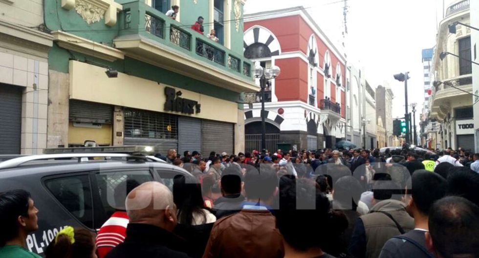Balacera en Jirón de la Unión