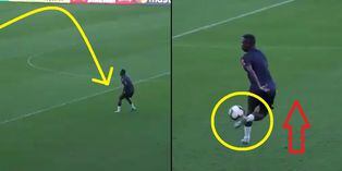 Perú-Brasil: Vinicius y su despampanante control aéreo de taco previo al amistoso por fecha FIFA