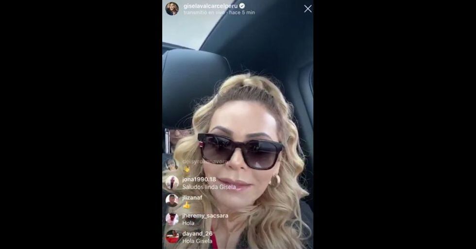 Gisela Valcárcel hace en vivo y habla de Preventa (Fuente: Instagram)
