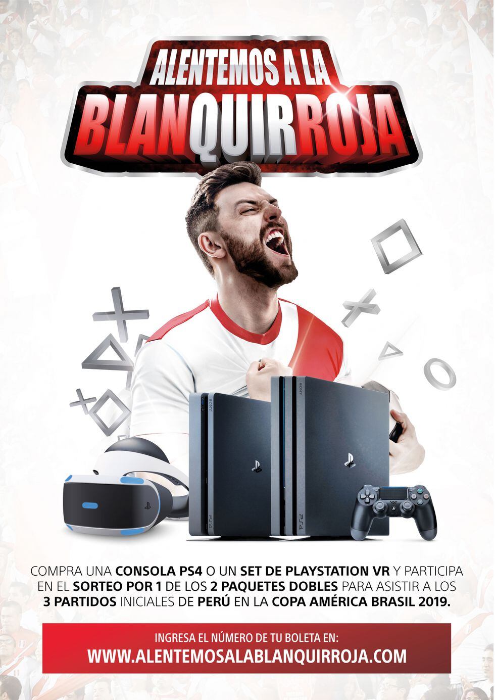 Copa América 2019: PlayStation te lleva a alentar a la Blanquirroja. (Difusión)
