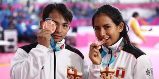 Perú gana medalla de bronce en Taekwondo poomsae en pares mixtos por los Juegos Panamericanos Lima 2019