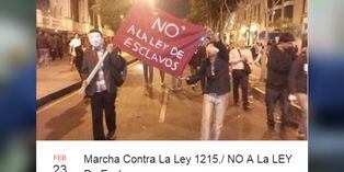 Facebook: Convocan a marcha contra la 'Ley del esclavo juvenil'